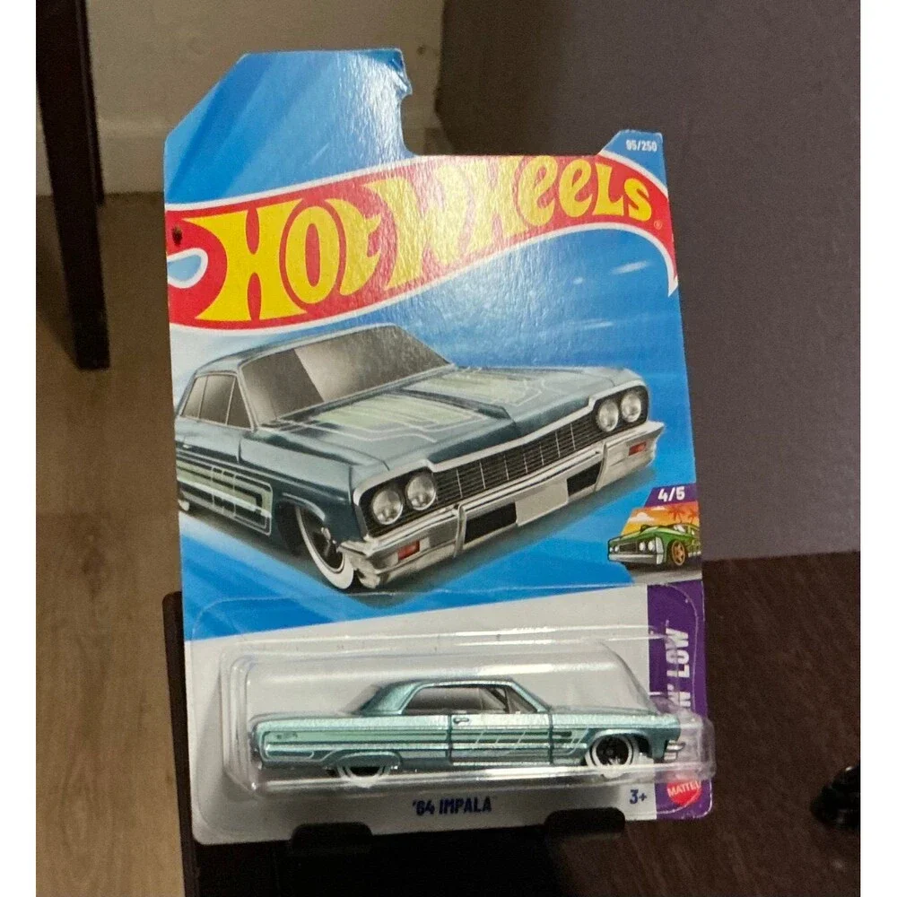 Hot Wheels ‘64 Impala Layin’ Low #95/250 2025 Teal Lowrider Sealed GM